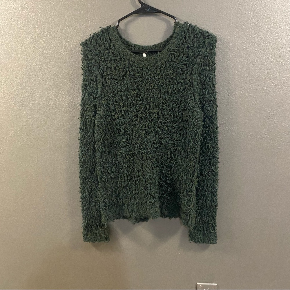 Dark green  Free People sweater SZ M